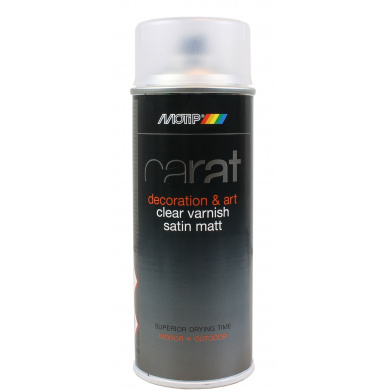 MOTIP CARAT Deco Spray Clear Varnish Satin Matt 400ml