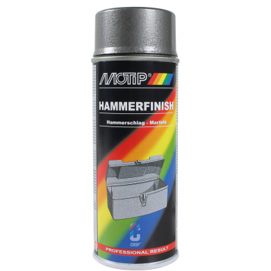 Pintura de acabado MoTip Hammer GRIS aerosol 400ml