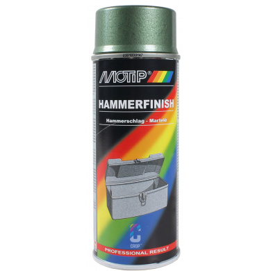 MoTip Hammerfinish Spray Paint 400ml - GREEN