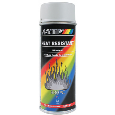 MoTip Heat Resistant Paint GREY spray 400ml