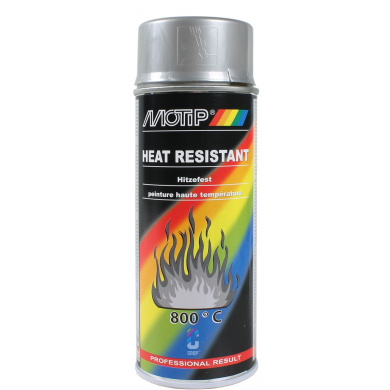 MoTip Heat Resistant Paint SILVER spray 400ml