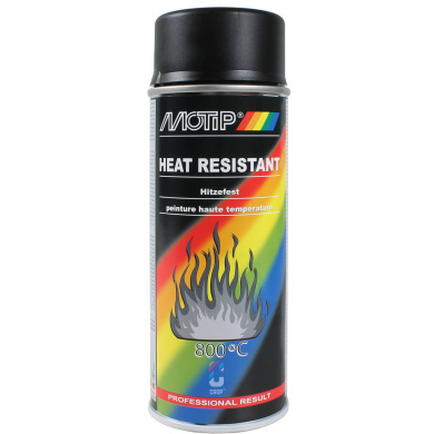 MoTip Heat Resistant Paint BLACK spray 400ml