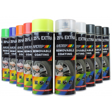 MoTip SprayPlast Plasti Dip Spuitbus 500ml - Diverse Kleuren