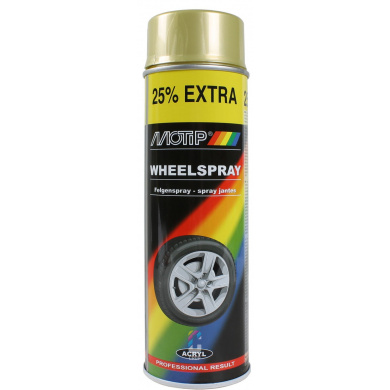 MoTip Wheel Spray Paint GOLD - 500ml