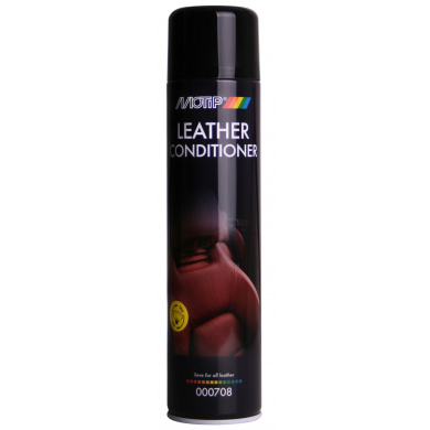MOTIP Car Care Black Leather Conditioner in 600ml Aerosol
