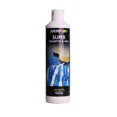 MoTip Car Care Black Super Shampoo & Wax 500ml