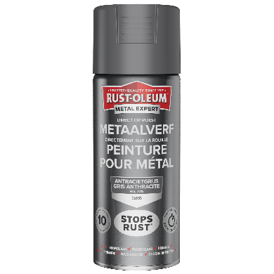 Rust-Oleum Metal Expert Direct Op Roest Metaal Verf 400ml - RAL 7016