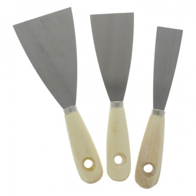Flexable Putty Knife and Scraper Set - 3 pieces