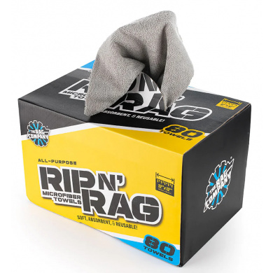 The Rag Company Rip N' Rag 80 stuks - Multifunctionele Microvezeldoeken