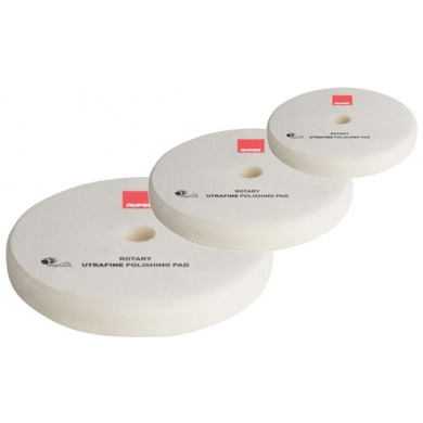 Rupes Bigfoot 9.BR150S White Rotary Ultra Fine Polishing Pad 130/135mm 3 Pack 