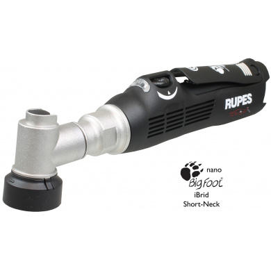 RUPES iBrid DLX Nano Shot Neck BIGFOOT Mini Polisher - 30/50mm CORDLESS / Single Version without battery and accessories