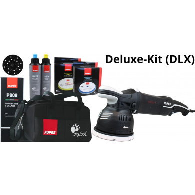 RUPES LK900E-DLX BigFoot Mille Gear-Driven Polijstmachine 125mm - Deluxe Kit