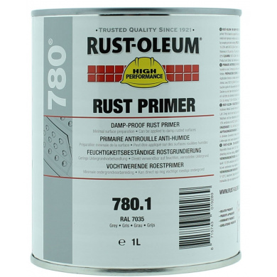Rust-Oleum 780 Vochtwerende Roestprimer Grijs 1kg