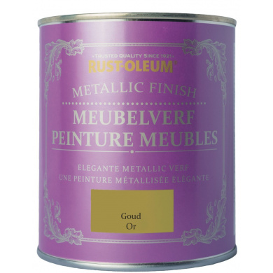 Rust-Oleum Meubelverf Metallic Goud in Blik