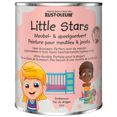 Rust-Oleum Little Stars Meubelverf en Speelgoedverf Drakenvuur 750ml