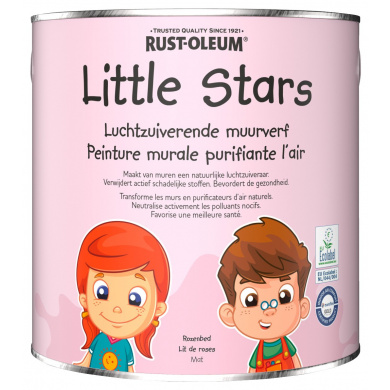 Rust-Oleum Little Stars Luchtzuiverende Muurverf Rozenbed 2,5 liter