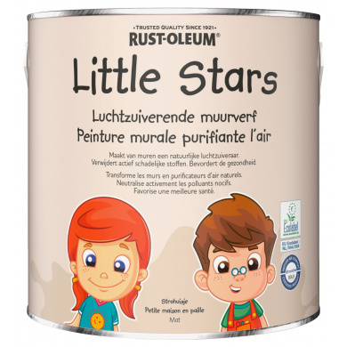 Rust-Oleum Little Stars Luchtzuiverende Muurverf Strohuisje 2,5 liter