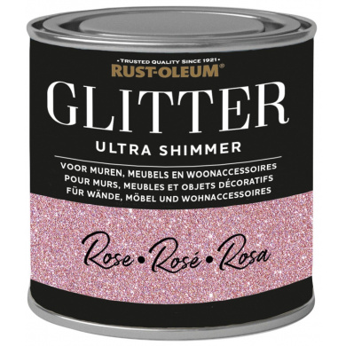 Rust-Oleum Glitterverf Ultra Shimmer Roze 250ml