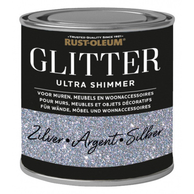 Rust-Oleum Glitterverf Ultra Shimmer Zilver 250ml