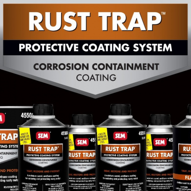 SEM - Rust Trap Protective Coating System - Feuchtigkeitshärtende Hochglanz Urethan Beschichtigung - 947ml