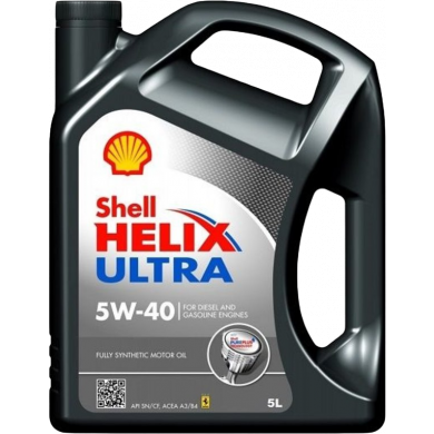 Shell Helix Ultra 5w40 motorolie 5 liter