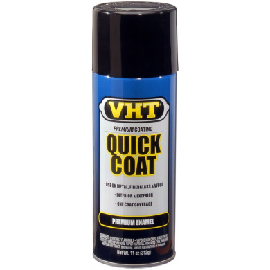 VHT Quick Coat paint aerosol - BLACK - 400ml