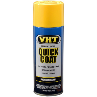 VHT Quick Coat peinture aérosol - Jaune - 400ml