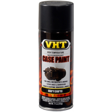 VHT Case Paint i aerosol - Crankcase paint BLACK - 400ml