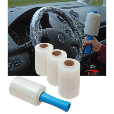 Steering Wheel Protection Foil on Roll with Unreel Mechanism with Handle COMBI PACK 4+1