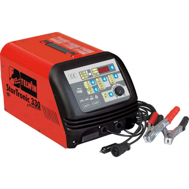 TELWIN STARTRONIC 330 Digital Battery Charger and Jump Starter with Microprocessor