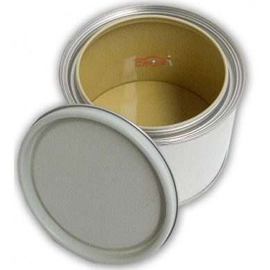 Empty Coated Paint-Can with Lid for Water-Based Lacquers - 500ml