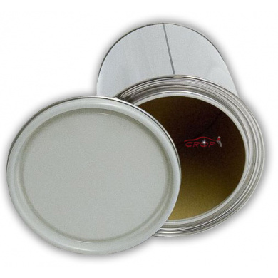 Empty Coated Paint-Can with Lid for Water-Based Lacquers - 750ml