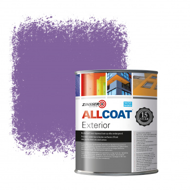 Zinsser Allcoat Exterior Wall Paint RAL 4005 Blauwlila - 1 liter