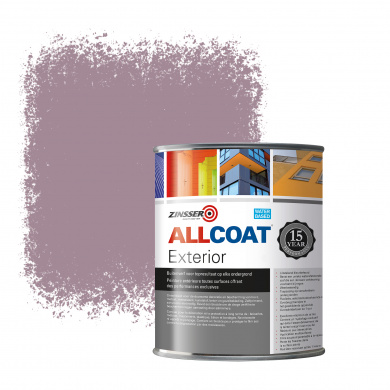 Zinsser Allcoat Pintura Exterior para Paredes RAL 4009 Pastelviolet - 1 litro