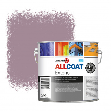 Zinsser Allcoat Peinture murale extérieure RAL 4009 Pastelviolet - 2,5 litre