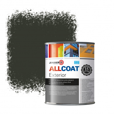 Zinsser Allcoat Exterior Wall Paint RAL 6008 Brown green - 1 liter