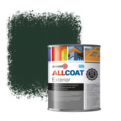 Zinsser Allcoat Exterior Wall Paint RAL 6009 Fir green - 1 liter