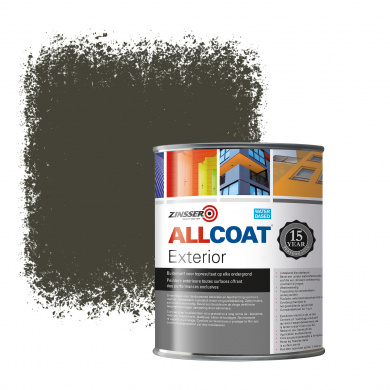 Zinsser Allcoat Exterior Wall Paint RAL 6015 Black olive - 1 liter