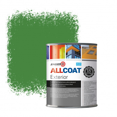 Zinsser Allcoat Exterior Wall Paint RAL 6017 May green - 1 liter