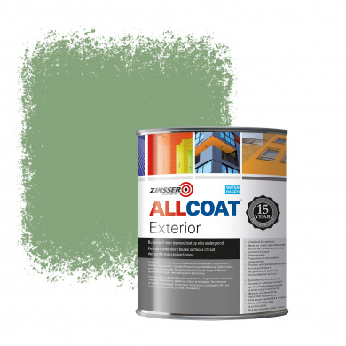 Zinsser Allcoat Exterior Wall Paint RAL 6021 Pale green - 1 liter