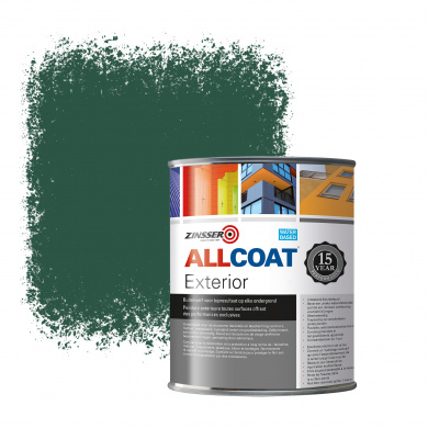 Zinsser Allcoat Exterior Wall Paint RAL 6028 Pine green - 1 liter