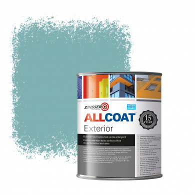 Zinsser Allcoat Exterior Wall Paint RAL 6034 Pastel turquoise - 1 liter