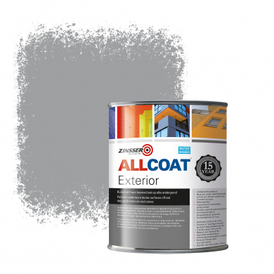 Zinsser Allcoat Exterior Wall Paint RAL 7004 Signal grey - 1 liter