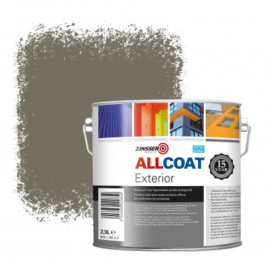 Zinsser Allcoat Exterior Wall Paint RAL 7006 Beige grey - 2,5 liter