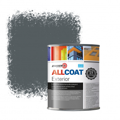 Zinsser Allcoat Exterior Wall Paint RAL 7011 Iron grey - 1 liter