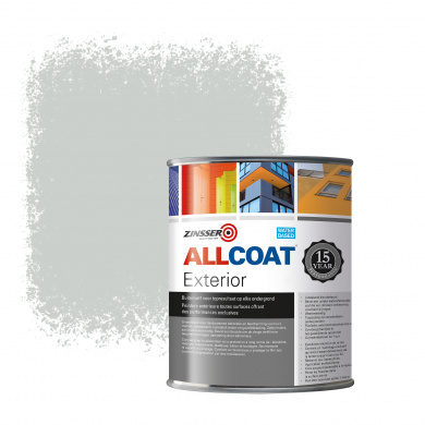Zinsser Allcoat Peinture murale extérieure RAL 7035 Gris clair - 1 litre