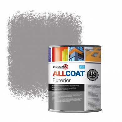 Zinsser Allcoat Peinture murale extérieure RAL 7036 Gris platine - 1 litre