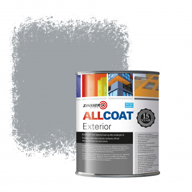 Zinsser Allcoat Peinture murale extérieure RAL 7040 Gris fenêtre - 1 litre
