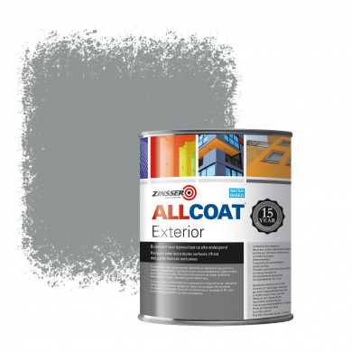 Zinsser Allcoat Exterior Wall Paint RAL 7042 Traffic grey A - 1 liter