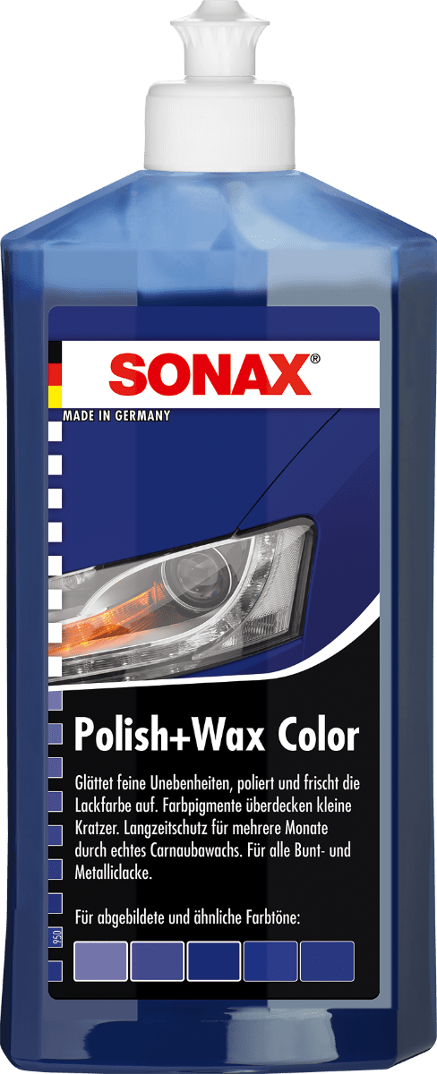 Oost Verwachting Een bezoek aan grootouders SONAX Polish + Wax Blauw - CROP